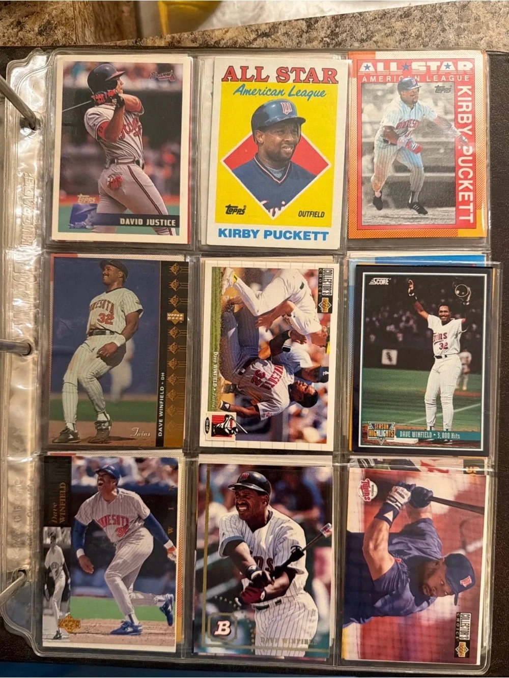 Vintage Baseball Card Binder Lot (ft. Yankees, Kirby Puckett and other HOF’ers)